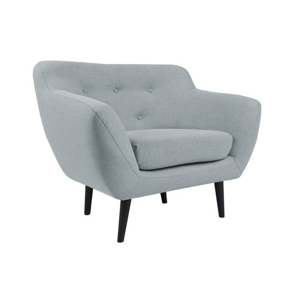 Jasnoniebieski fotel z brązowymi nogami Mazzini Sofas Piemont-image-3