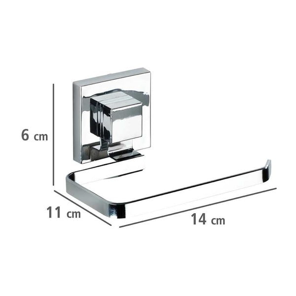 Uchwyt na papier toaletowy z przyssawką Wenko Vacuum-Loc Quadrio, do 33 kg-image-3