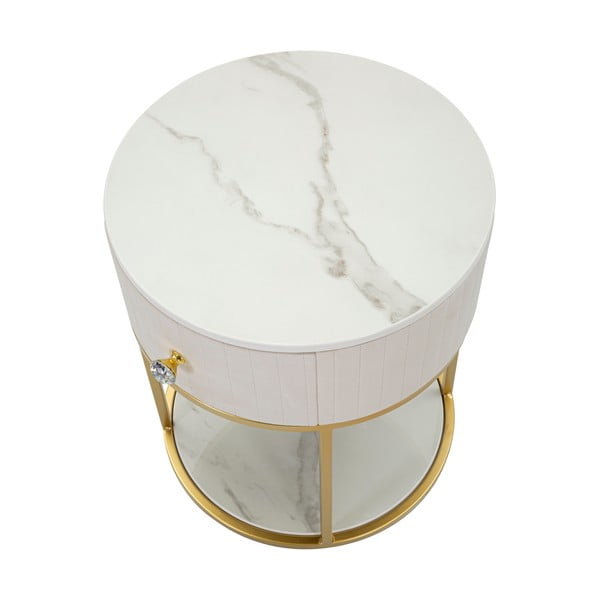 Beżowa szafka nocna Montpellier – Mauro Ferretti-image-3