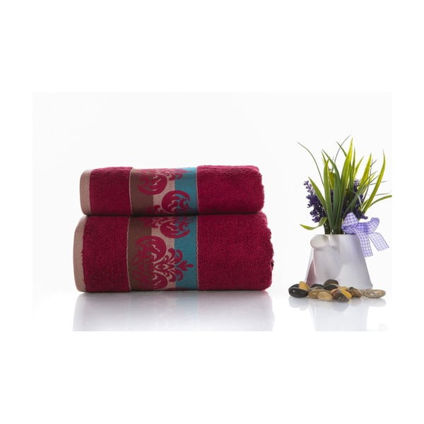 Zestaw 2 ręczników Noble V4, 50x90 cm + 70x140 cm