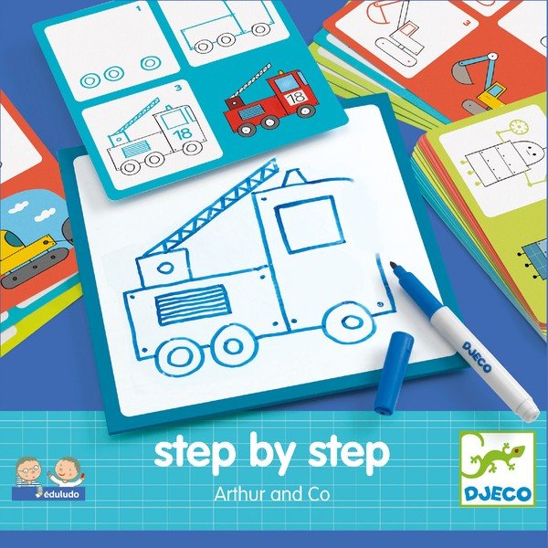 Kreatywny zestaw Djeco Step By Step Artur-image-1
