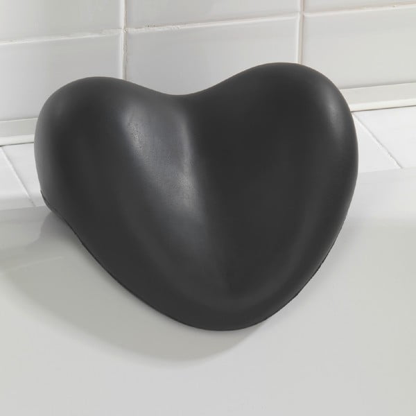 Czarna poduszka do wanny Wenko Bath Pillow Black, 25x11 cm-image-1