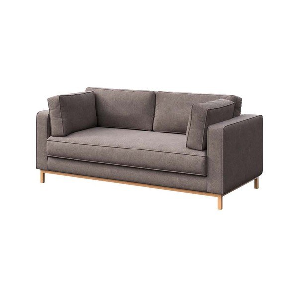 Jasnobrązowa aksamitna sofa 192 cm Celerio – Ame Yens-image-2