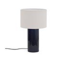 Niebieska lampa stołowa z tekstylnym kloszem (wysokość 53,5 cm) Toneric – Kave Home