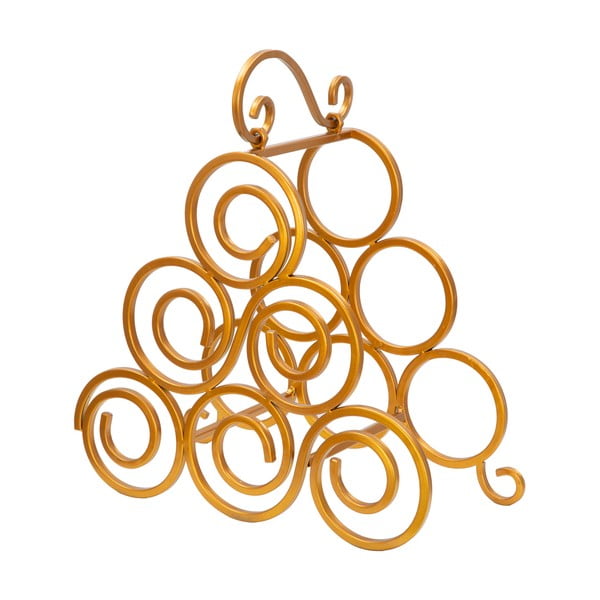 Stojak na wino w kolorze złotym Mauro Ferretti-image-4