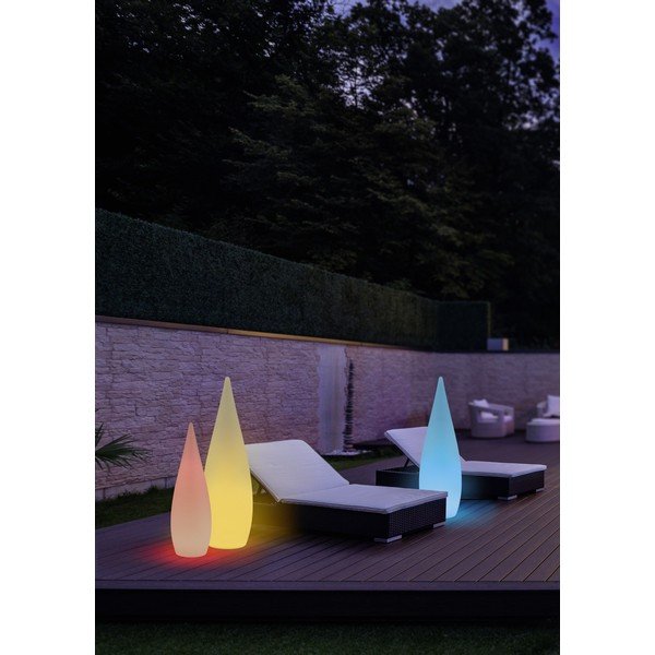 Solarna lampa zewnętrzna LED ø 25 cm Palmas – Reality-image-1