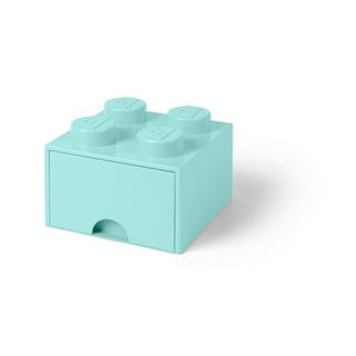 Jasnoniebieski kwadratowy pojemnik LEGO®