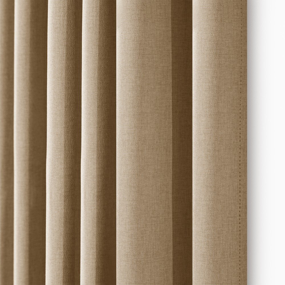 Beżowa zasłona częściowo zaciemniająca (dimout) 140x300 cm Calisto – Filumi (zdjęcie 2)