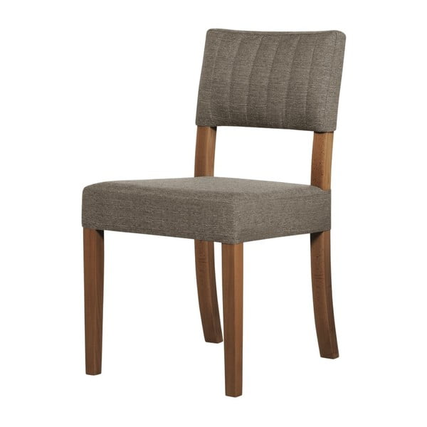 Kasztanowe krzesło z ciemnobrązowymi nogami Ted Lapidus Maison Néroli