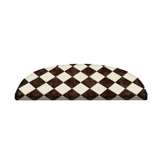 Zestaw 16 dywaników na schody Vitaus Chessboard, 20x65 cm