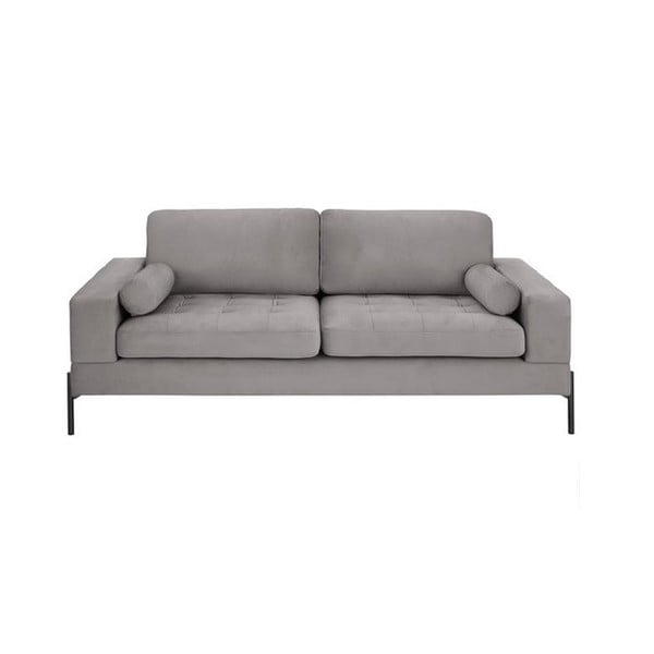 Jasnoszara sofa 200 cm Versailles – Ropez