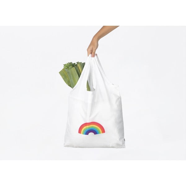Biała torba na zakupy DOIY Rainbow