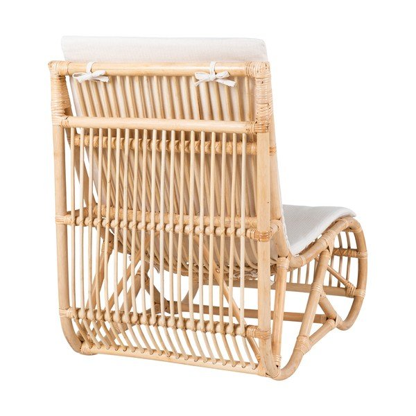 Biały fotel rattanowy House Nordic Valencia-image-3