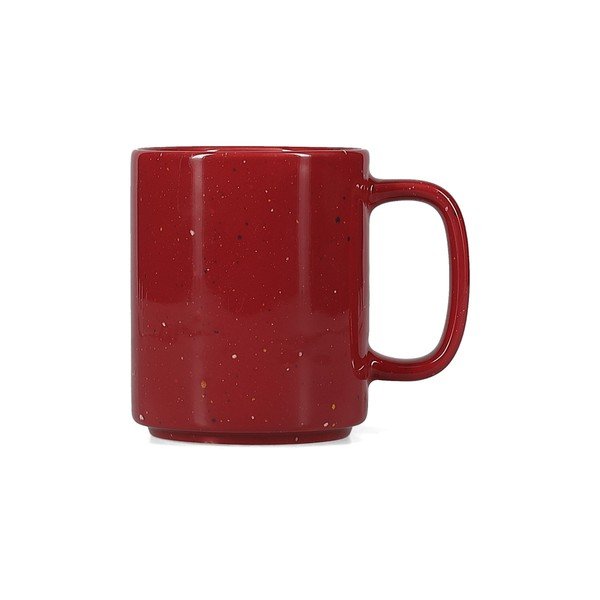 Bordowy porcelanowy kubek 330 ml Fika – ONA