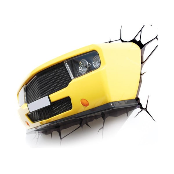 Kinkiet z naklejką Yellow Muscle Car