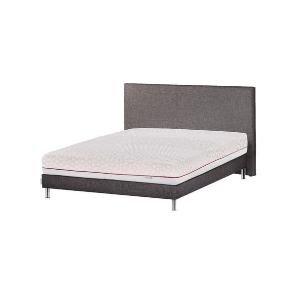 Łóżko z materacem i zagłówkiem Novative Position, 160x200 cm