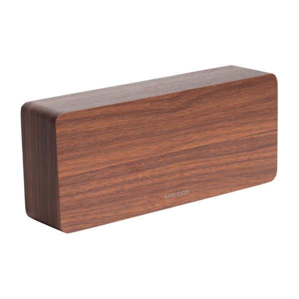 Budzik w dekorze drewna Karlsson Tube, 21x9 cm-image-1