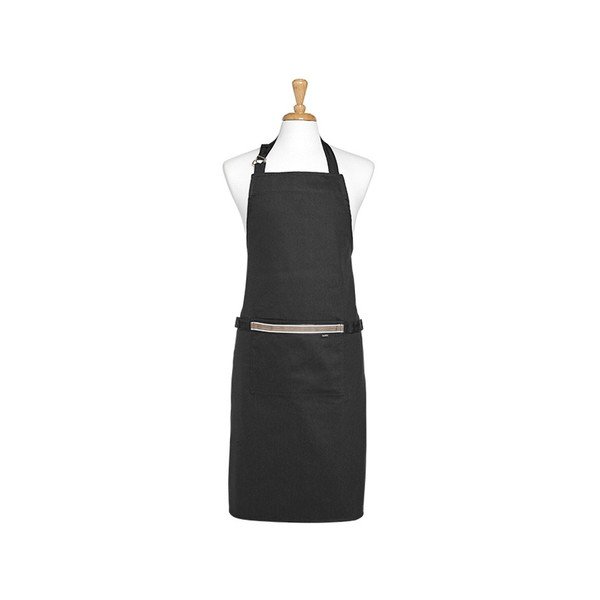 Czarny fartuch kuchenny Ladelle Professional Series-image-1
