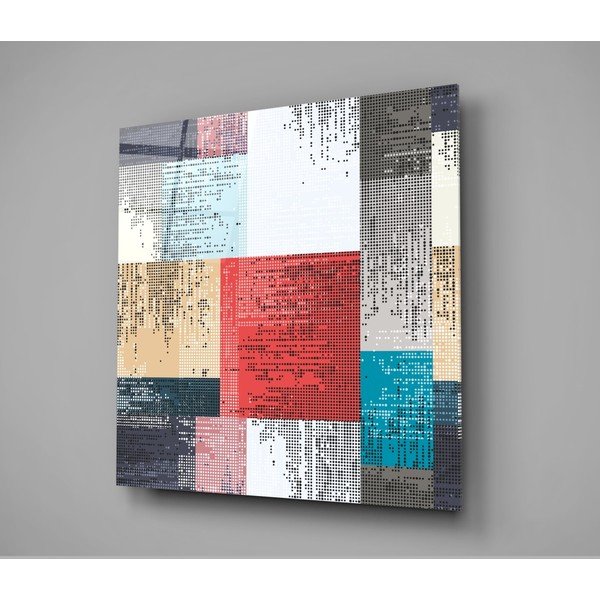 Szklany obraz Insigne Patchwork, 40x40 cm-image-3