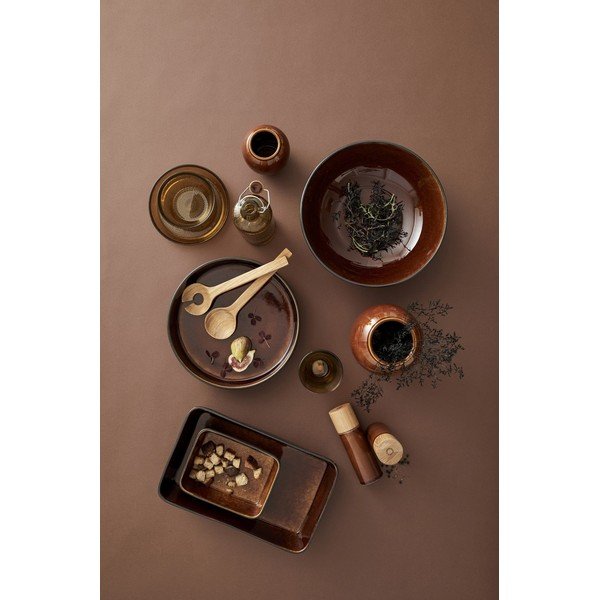 Zestaw młynków do pieprzu i soli 2 szt. ceramiczny w bursztynowym kolorze Gastro Amber – Bitz-image-1