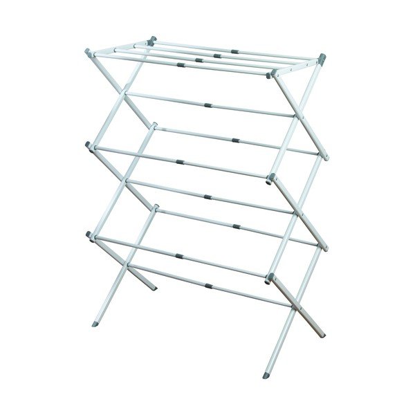 Biała 3-poziomowa suszarka do ubrań iDesign Brezio, 75x38 cm-image-2