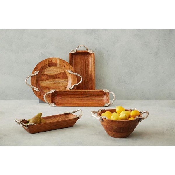 Drewniana taca 14x54 cm Vine – Premier Housewares-image-2