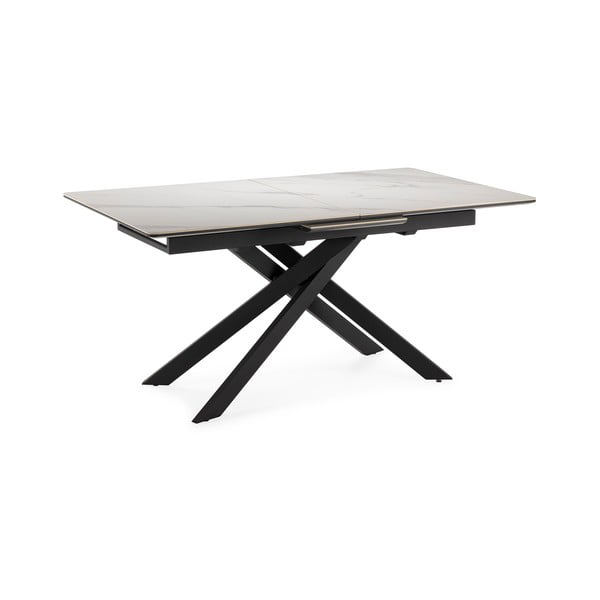 Rozkładany stół z dodatkowym blatem z ceramicznym blatem 89,5x160 cm Belma – Marckeric-image-3