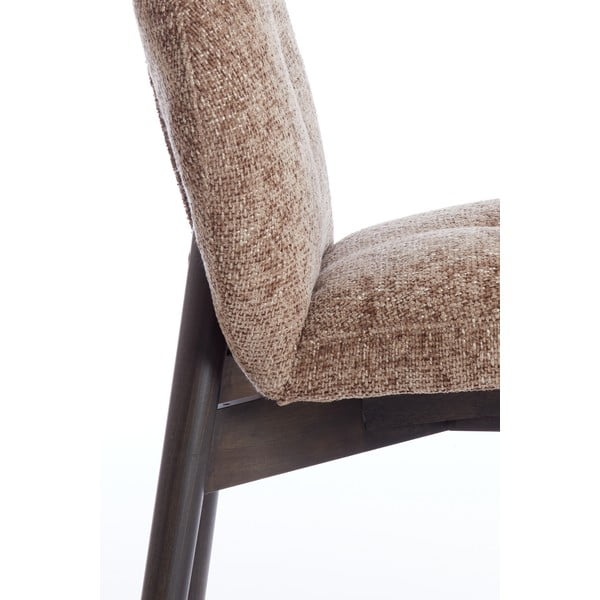 Brązowe tapicerowane fotele jadalniane zestaw 2 szt. Sinosa – Light & Living-image-4