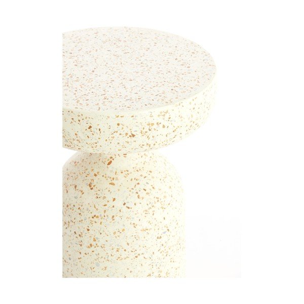 Okrągły stolik z lastryko ø 32 cm Moravit – Light & Living-image-4