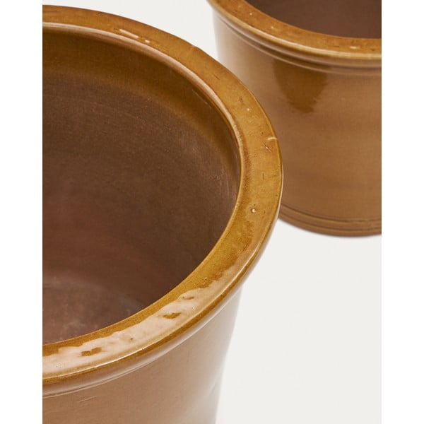 Terakotowe doniczki zestaw 2 szt. ø 47 cm Presili – Kave Home-image-4