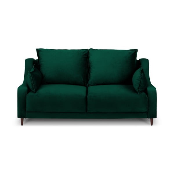Zielona aksamitna sofa Mazzini Sofas Freesia, 150 cm