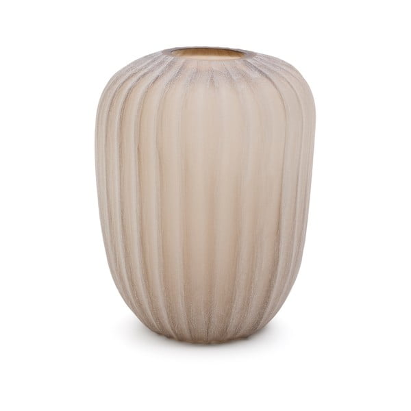 Beżowy szklany wazon (wysokość 27 cm) Lumia – Kave Home
