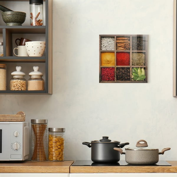 Szklany obraz 30x30 cm Spices Box – Styler-image-3