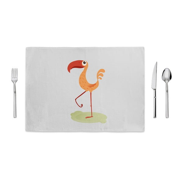 Mata kuchenna Home de Bleu Painted Flamingo, 35x49 cm