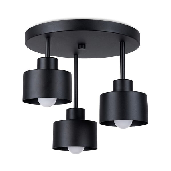 Czarna lampa sufitowa ø 12 cm Alastro – Nice Lamps