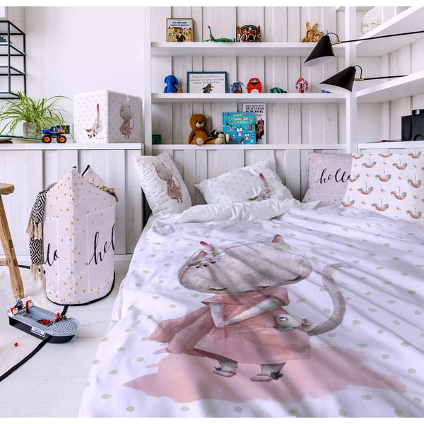 Bawełniana poduszka dziecięca Butter Kings Mouse, 45x45 cm-image-1