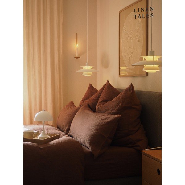 Lniana poszewka na poduszkę 50x70 cm Chocolate – Linen Tales-image-2