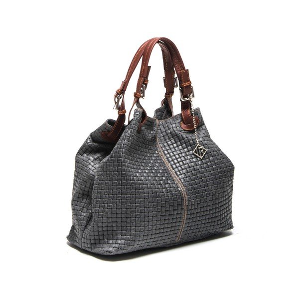 Skórzana torebka Isabella Rhea 858 Grigio-image-1