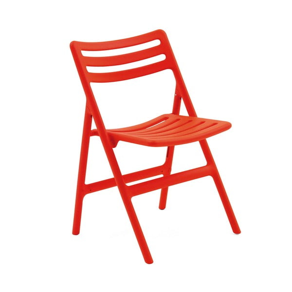 Pomarańczowe składane krzesło Magis Air