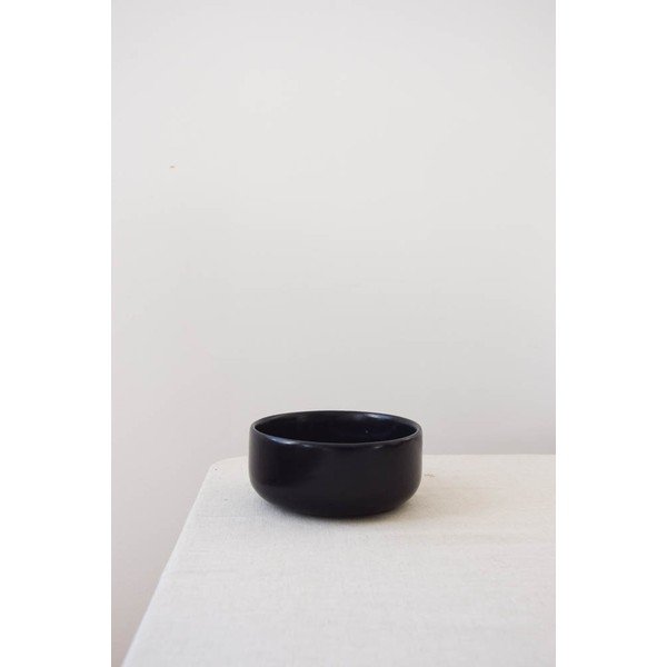 Czarna kamionkowa miska ÅOOMI Luna, ø 15 cm-image-1