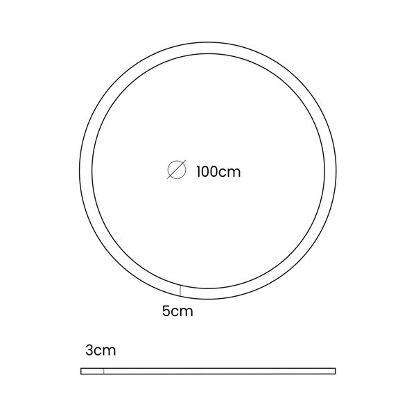 Szara mata do zabawy dla dzieci ø 100 cm – Meowbaby-image-1