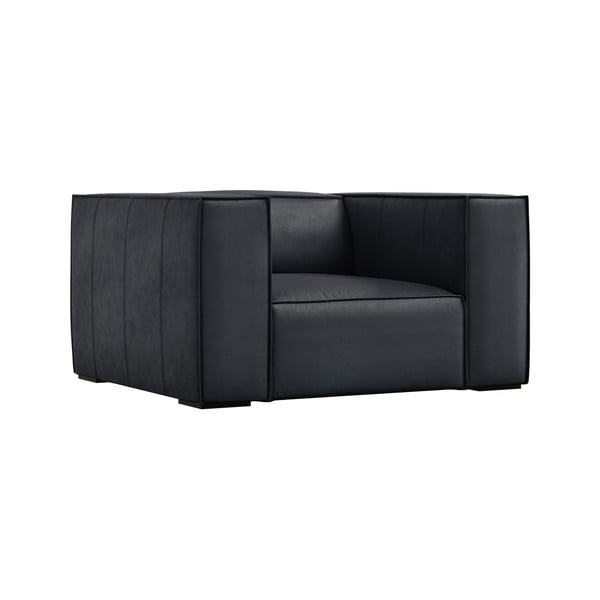 Ciemnoniebieski skórzany fotel Madame – Windsor & Co Sofas