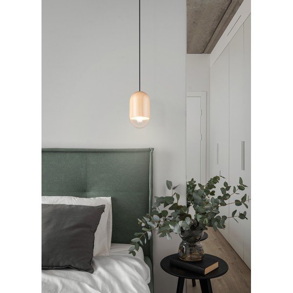 Beżowa lampa wisząca ø 11 cm Nara – Reality-image-1