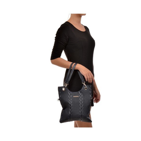 Niebieska skórzana torebka Mangotti Elsa-image-4