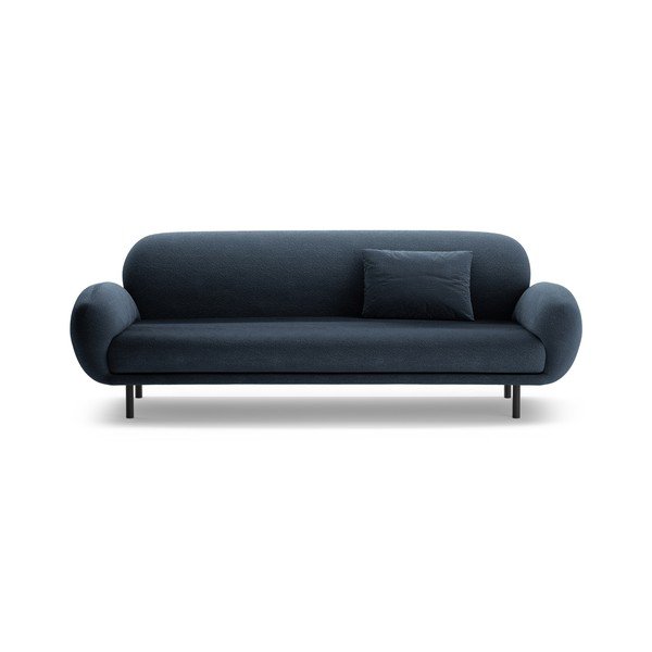 Ciemnoniebieska sofa z materiału bouclé 208 cm Poppy – Micadoni -image-3