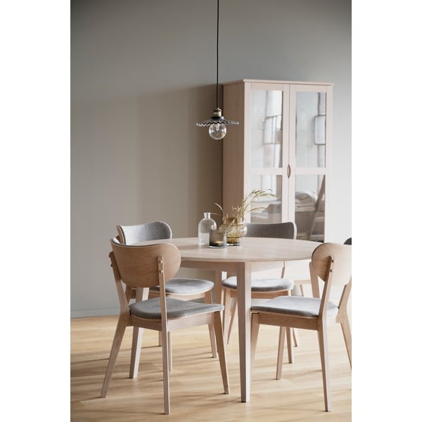 Szaro-naturalne krzesła zestaw 2 szt. Kato – Rowico-image-1