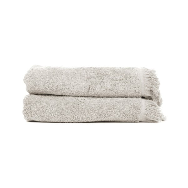 Zestaw 2 beżowych ręczników kąpielowych ze 100% bawełny Bonami Selection, 70x140 cm