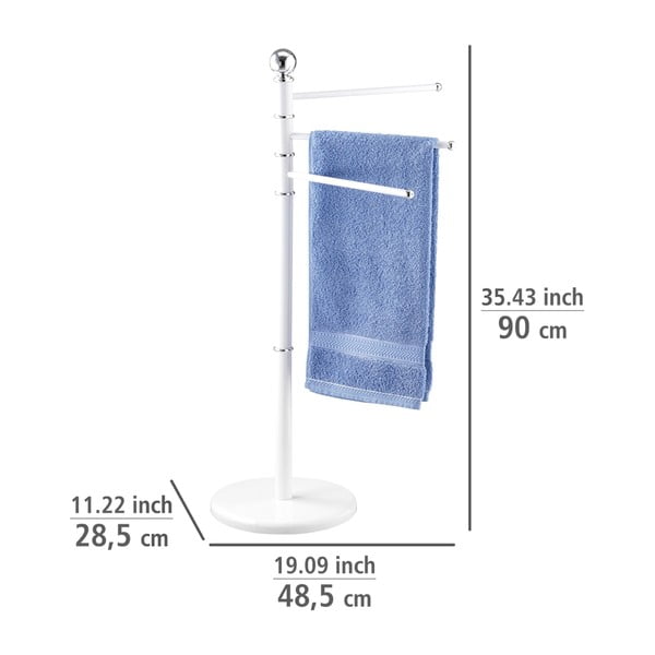 Biały wieszak na ręczniki Wenko Exclusive-image-2