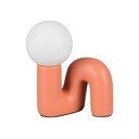 Pomarańczowa lampa stołowa ceramiczna (wysokość 21,5 cm) Quinn – Reality
