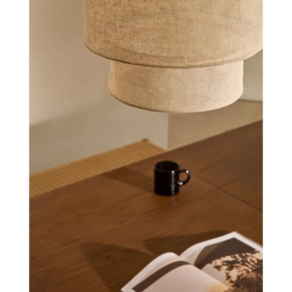 Beżowy abażur ø 40 cm Mariela – Kave Home (zdjęcie 3)